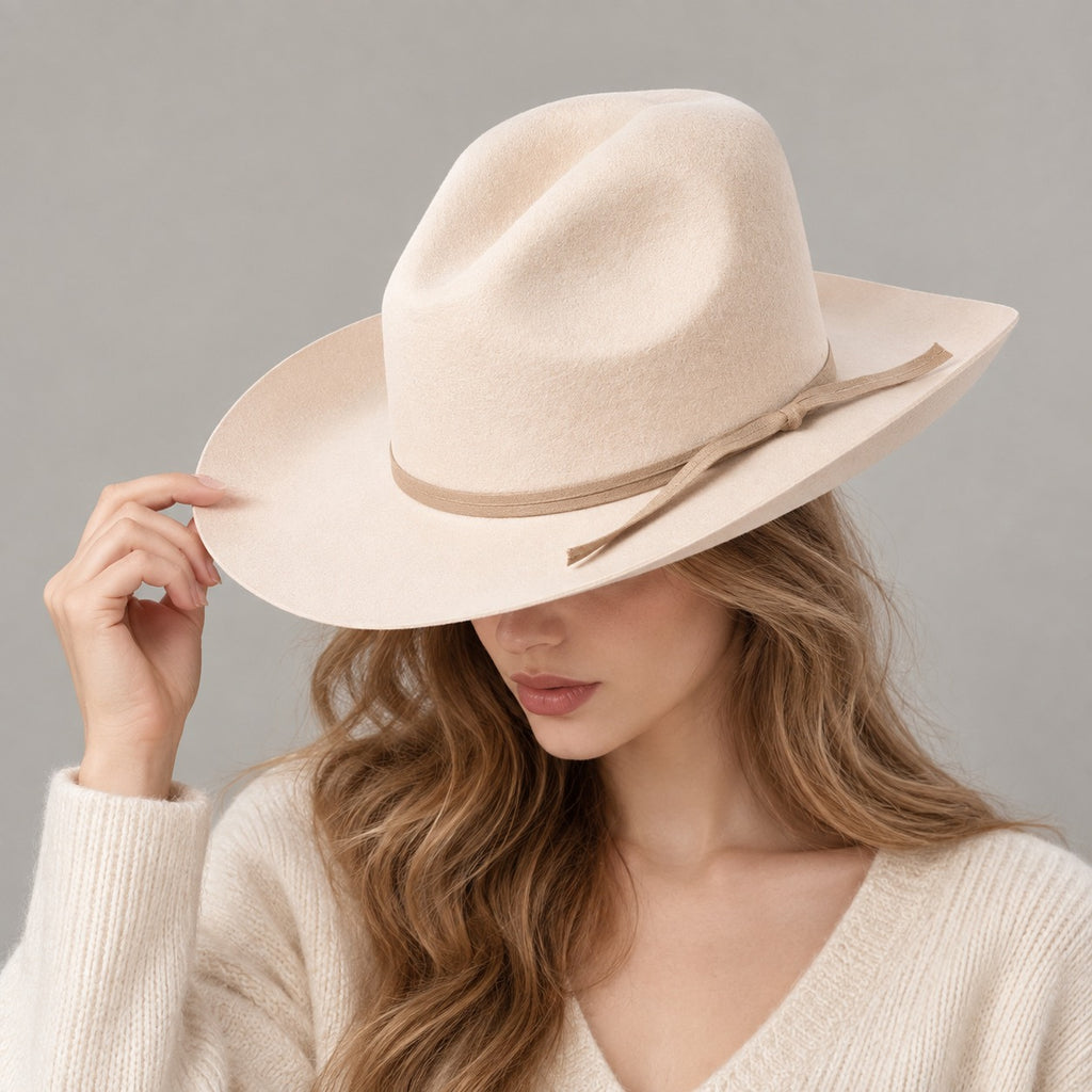 The Sierra — 100% Wool Gus Crown Cowboy Hat